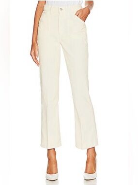 RE/DONE Corduroy 70 Orginals Pocket Loose Flare in Vintage Ivory Size 27